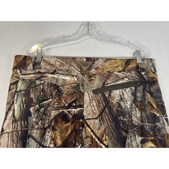 Columbia Pants Mens L Reg. Brown PHG Realtree Xtra Camo Pants Hunting Zip Leg - Picture 7 of 9